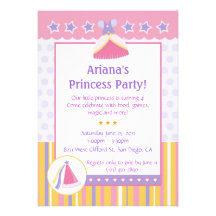Princesa convite de festas