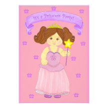 Princesa convites de festas