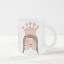 Princesa cor-de-rosa · Cabeça triguenha Caneca