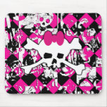 Princesa Grafite do crânio Mousepads