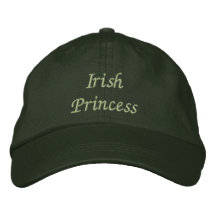 Princesa irlandesa Embroidered Tampar/chapéu Bone