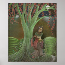 "Princesa uv matte do bronze do poster da arte de 