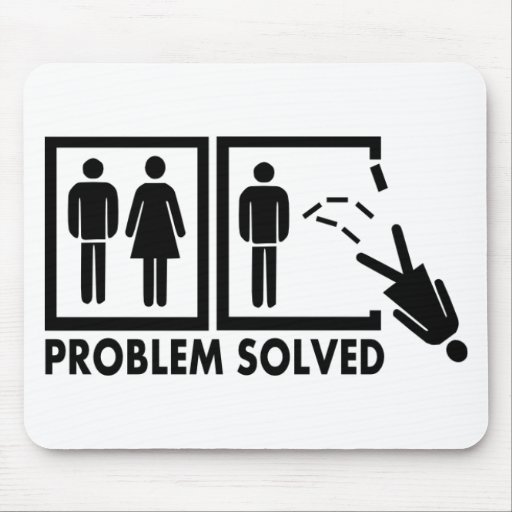 Problema resolvido - mulher mousepad