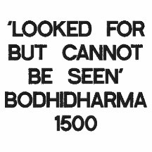 "PROCUROU MAS NÃO PODE SER" BODHIDHARMA VISTO 1500 MOLETON BORDADO