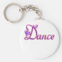 Produtos da dança chaveiro