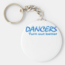 Produtos da dança chaveiros