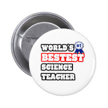 Professor de ciências do Bestest do mundo Boton