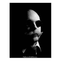 Professor de Lightlessness Cartoes Postais