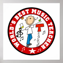 Professor de música do mundo o melhor posteres