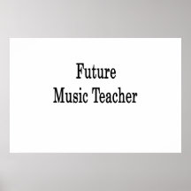 Professor de música futuro poster