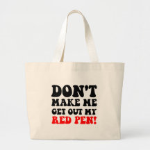 Professor engraçado bolsas de lona