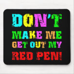 Professor engraçado mouse pads