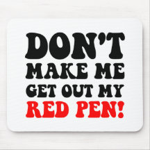 Professor engraçado mousepad