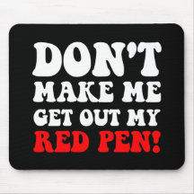 Professor engraçado mousepad
