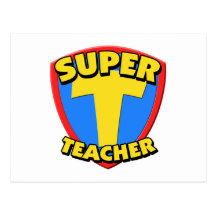 Professor super cartao postal