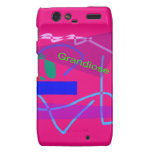Profundo desproporcionado - rosa droid RAZR capas