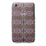 Projeto geométrico dos malvas capa iPhone 3 Case-Mate