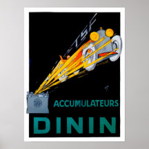 Propaganda do automóvel do vintage do ~ de Clément Poster