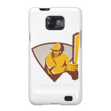 Protetor da batedura do batedor do grilo retro capa para galaxy s2