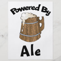 Psto pela cerveja inglesa panfleto personalizados