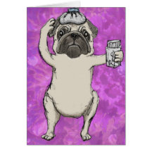 Pug da droga cartões