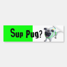 Pug do Sup? Adesivo