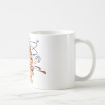 Pugilista engraçado caneca
