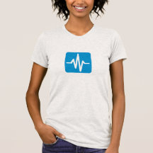 Pulsação do coração do pulso da freqüência t-shirts