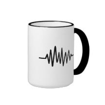 Pulso da música da freqüência caneca