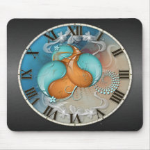 Pulso de disparo Mousepad do vintage de Yin Yang