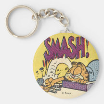 Pulso de disparo sensacional de Garfield, chaveiro