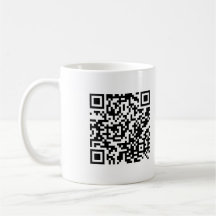 "QR mim" caneca vermelha SEGURA