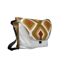 Quadrados psicadélicos bolsa mensageiro