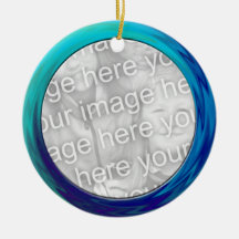 quadro da foto do azul de turquesa enfeites de natal