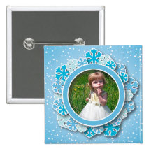 Quadro do floco de neve pins