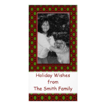 Quadro do Natal Cartao Com Fotos Personalizado