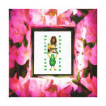 Quadro floral brilhante do impressão das canvas do impressão de canvas envolvida