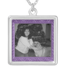 quadro roxo da foto do teste padrão bijuterias