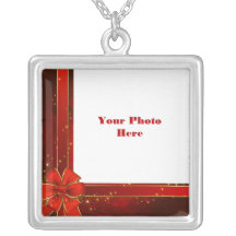Quadro vermelho da foto da fita bijuteria personalizada