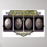 Quatro Runes indizíveis Poster