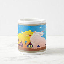 Quebra cabeça de gatos caneca