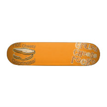 Queijo grelhado, bens de queijo quentes skates