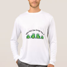 Quem deixou os sapos para fora? t-shirt