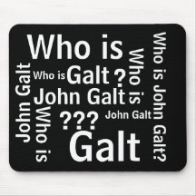 Quem é tapete do rato de John Galt Mouse Pads