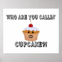 Quem são você cupcake de Callin Posteres