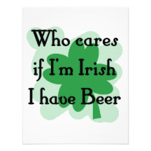 quem se importam o irlandês convite personalizados