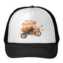 Raça do motocross bonés