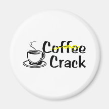 Rachadura do café imãs