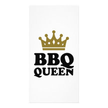 Rainha do CHURRASCO Cartões Com Foto Personalizados