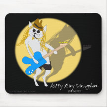 Raio Vaughan do gatinho Mousepad